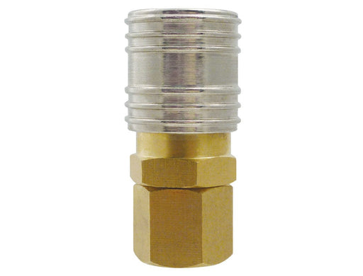 TOPRING Quick Couplers 20.844.100 : Topring Quick Couplers : COUPLER MAXQUIK PLUS (1/4 INDUSTRIAL) 1/4 (F) NPT (MANUAL) 100/CSE