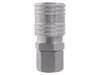 TOPRING Quick Couplers 20.846.50 : Topring Quick Couplers : COUPLER MAXQUIK PLUS (1/4 INDUSTRIAL) 1/4 (F) NPT (MANUAL) STAINLESS STEEL 50/CS
(PACK OF 50 PCS.)
