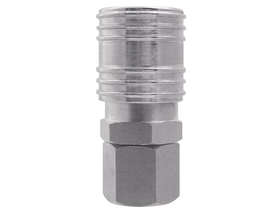 TOPRING Quick Couplers 20.846 : Topring Quick Couplers : COUPLER MAXQUIK PLUS (1/4 INDUSTRIAL) 1/4 (F) NPT (MANUAL) STAINLESS STEEL