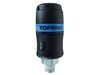 TOPRING Quick Couplers 21.669 : Topring Quick Couplers : COUPLER TOPQUIK SAFETY (3/8 INDUSTRIAL) 3/8 (M) NPT (AUTOMATIC)