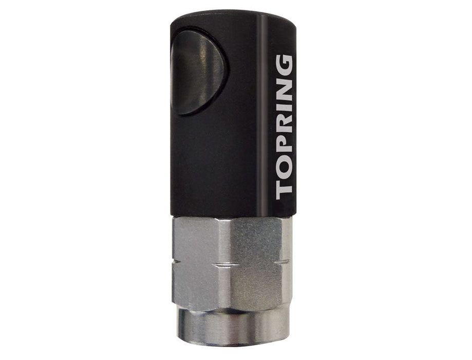 TOPRING Quick Couplers 30.547 : Topring Quick Couplers : COUPLER ISOSAFE S6 SAFETY (ISO 6150-C) (AUTOMATIC) 1/4 (F) NPT