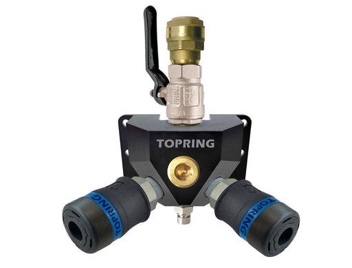 TOPRING S07 Compressed Air Piping Systems 07.463.03 : TOPRING QUICKLINE MANIFOLD 15 MM X 1/4 INDUSTRIAL TOPQUIK 20.669 (2x)