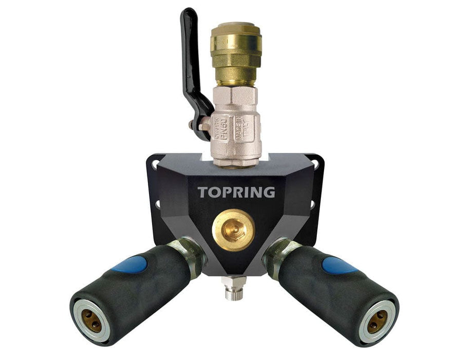 TOPRING S07 Compressed Air Piping Systems 07.463.05 : TOPRING QUICKLINE MANIFOLD 15 MM X 1/4 INDUSTRIAL TOPQUIK S1 20.675 (2x)