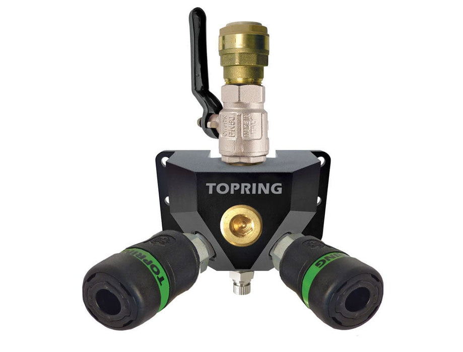 TOPRING S07 Compressed Air Piping Systems 07.464.04 : TOPRING QUICKLINE MANIFOLD 22 MM X ULTRAFLO TOPQUIK 31.889 (2x)