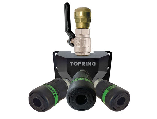 TOPRING S07 Compressed Air Piping Systems 07.481.04 : TOPRING QUICKLINE MANIFOLD 15 MM X ULTRAFLO TOPQUIK 31.889 (3x)