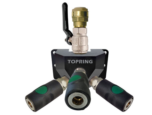 TOPRING S07 Compressed Air Piping Systems 07.481.07 : TOPRING QUICKLINE MANIFOLD 15 MM X ULTRAFLO TOPQUIK S1 31.875 (3x)