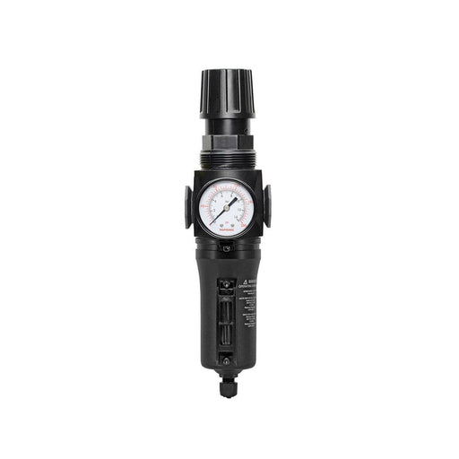 TOPRING S50 Series FRL 50.227A : TOPRING FILTER/REGULATOR 1/4 MANUAL DRAIN WITH METAL BOWL MODULAIR 300