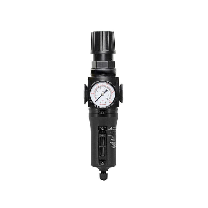 TOPRING S50 Series FRL 50.228A : TOPRING FILTER/REGULATOR 1/4 AUTOMATIC DRAIN WITH METAL BOWL MODULAIR 300