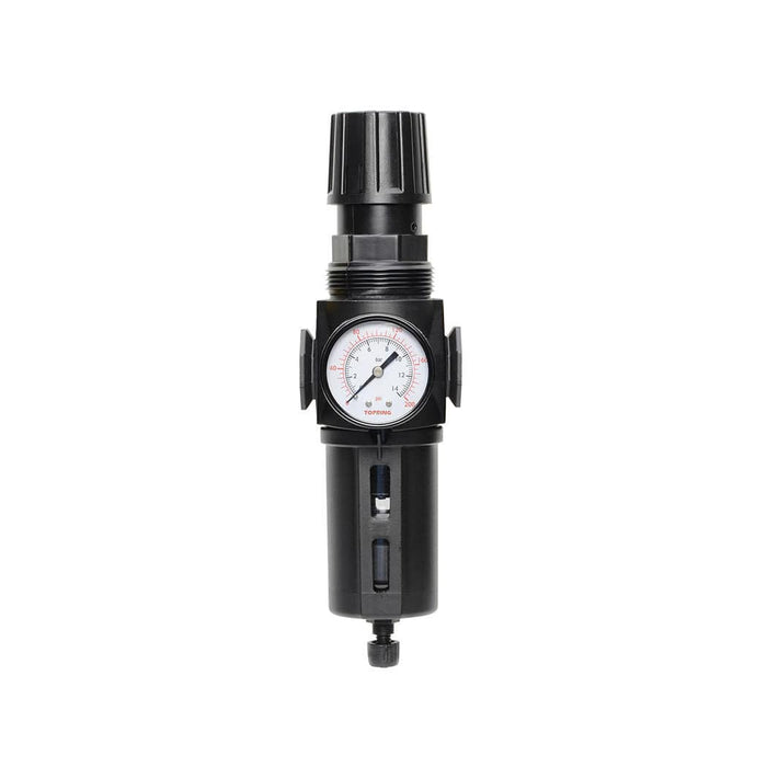 TOPRING S50 Series FRL 50.230A : TOPRING FILTER/REGULATOR 3/8 MANUAL DRAIN WITH STANDARD BOWL MODULAIR 300