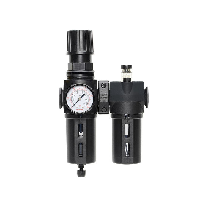 TOPRING S50 Series FRL 50.625A : TOPRING FILTER/REGULATOR + LUBRICATOR 0-150 PSI MODULAIR 300