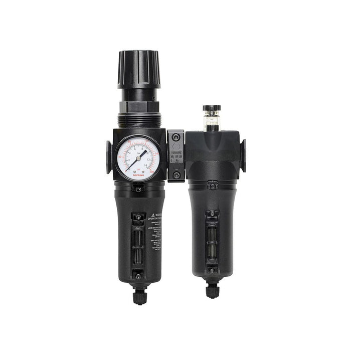 TOPRING S50 Series FRL 50.638A : TOPRING FILTER/REGULATOR + LUBRICATOR 30-200 PSI MODULAIR 300