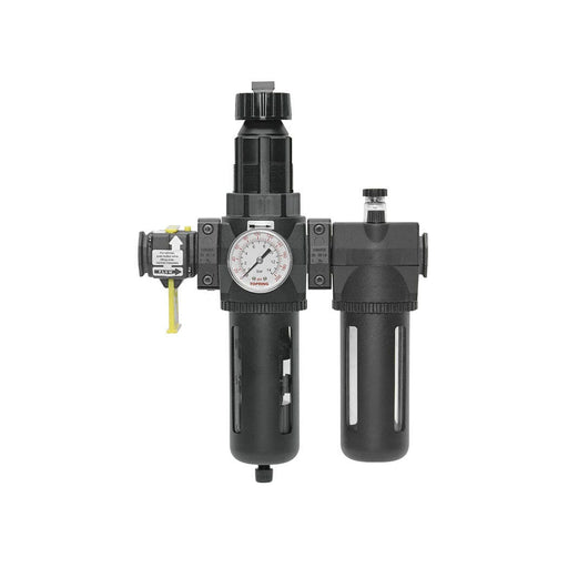 TOPRING S50 Series FRL 50.641A1 : TOPRING Filter/Regulator + Lubricator 1/2 Automatic Drain With Standard Bowl, Lockout Valvue and Gauge Modulair 400