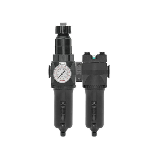 TOPRING S50 Series FRL 50.677A : TOPRING FILTER/REGULATOR + COALESCING FILTER 1/2 (F) NPT MANUAL DRAIN WITH METAL BOWL MODULAIR 400