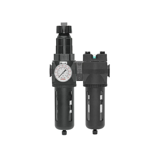 TOPRING S50 Series FRL 50.680A : TOPRING FILTER/REGULATOR + COALESCING FILTER 3/4 (F) NPT MANUAL DRAIN WITH STANDARD BOWL MODULAIR 400