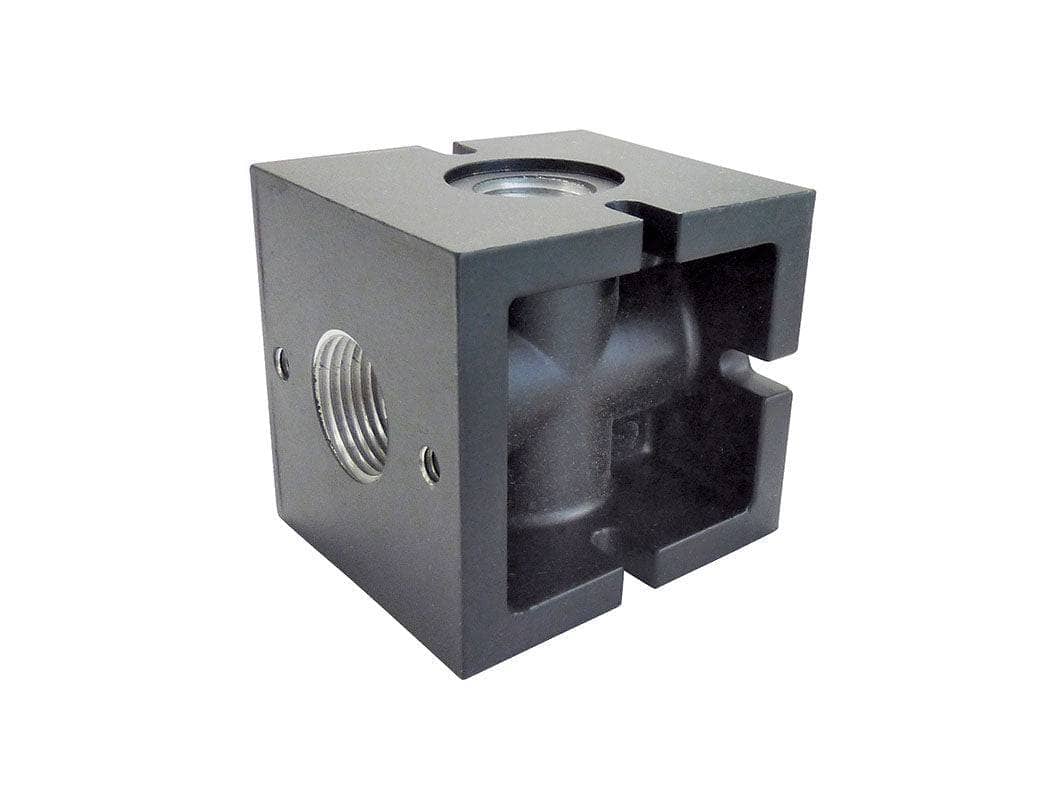 50.794 : TOPRING DIVERTER block FOR MAXI 1/2 MODULAIR — Pneumatics-pro Inc.