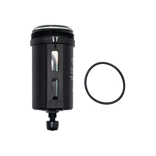 TOPRING S50 Series FRL 50.802A : TOPRING STANDARD BOWL WITH MANUAL DRAIN FOR FILTER, COALESCING FILTER AND FILTER/REGULATOR MODULAIR 300