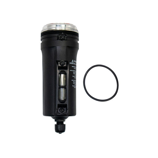 TOPRING S50 Series FRL 50.803A : TOPRING METAL BOWL WITH MANUAL DRAIN FOR FILTER, COALESCING FILTER AND FILTER/REGULATOR MODULAIR 300