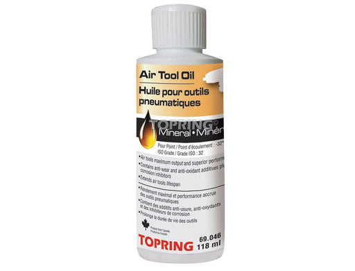 TOPRING S69 Air Tool Oil 69.046 : TOPRING AIR TOOL MINERAL AIR TOOL OIL (118 ML)