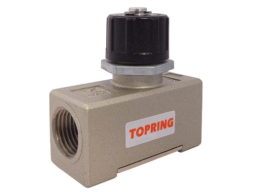 TOPRING S85 SERIES TOPRING 85.530 : TOPRING PRECISION IN-LINE FLOW CONTROL VALVES (WITH BUILT-IN CHECK VALVE) 3/8 (F) NPT 59 SCFM