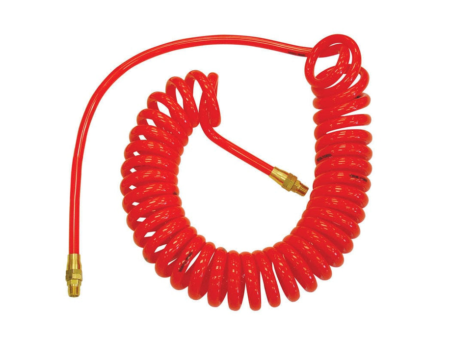 TOPRING Self-Storing Hoses 17.610 : TOPRING SELF-STORING POLYURETHANE HOSE 1/4 X 15' X 1/4 (M) NPT FLEXCOIL RED
(PACK OF 5 PCS.)