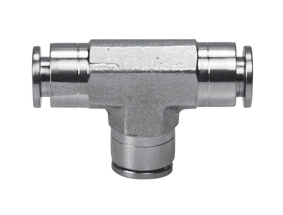 TOPRING Stainless Push-to-Connect Fittings 43.332 : UNION TEE 5/32 STAINLESS STEEL TOPFIT