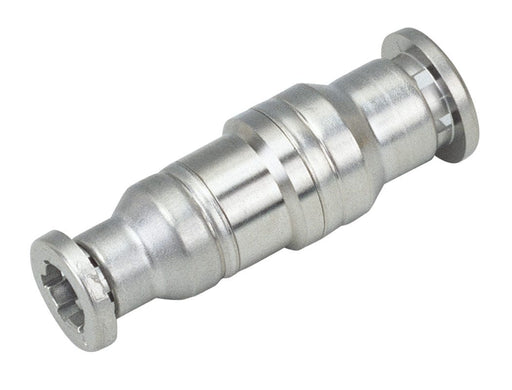TOPRING Stainless Push-to-Connect Fittings 43.730 : UNION REDUCER 6 MM X 4 MM STAINLESS STEEL TOPFIT