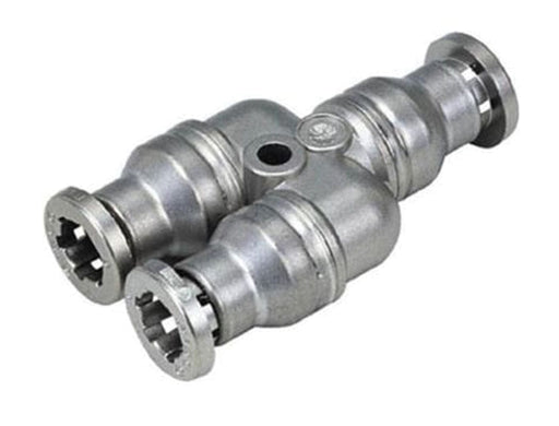 TOPRING Stainless Push-to-Connect Fittings 43.850 : UNION ''Y'' 4 MM STAINLESS STEEL TOPFIT