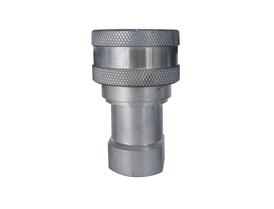 TOPRING Straight Through and Hydraulic Couplers 29.944 : Topring Straight Through and Hydraulic Couplers : COUPLER HYDRAULIC (MANUAL) (ISO "B") 1/4 (F) NPT STAINLESS STEEL