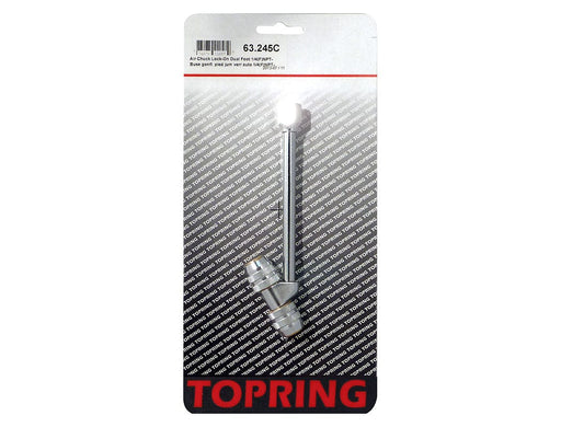 TOPRING Tire Inflation 63.245C : TOPRING AIR CHUCK LOCK-ON DUAL FOOT 1/4 (F) NPT CLOSED