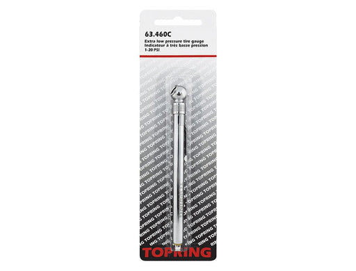 TOPRING Tire Inflation 63.460C : TOPRING TIRE GAUGE EXTRA-LOW PRESSURE 1-20 PSI
