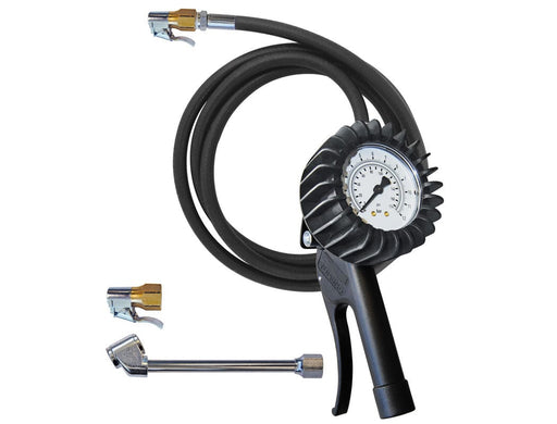 TOPRING Tire Inflation 63.651 : TOPRING INFLATOR GAUGE CLIP-ON/DUAL FOOT 72" 0-174 PSI AIRPRO