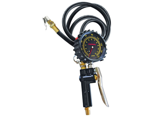 TOPRING Tire Inflation 63.692 : TOPRING INFLATOR GAUGE PROFESSIONAL HEAVY VEHICLES 78" 0-170 PSI