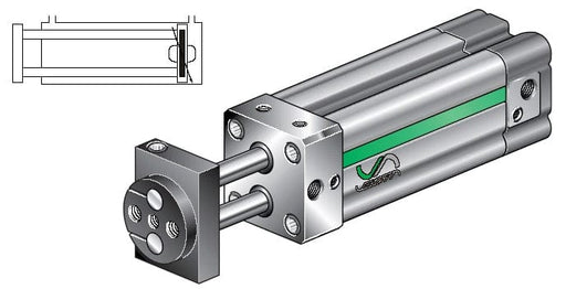 Vesta AW2 032.0200 : Vesta Twin piston rods cylinders